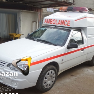 کابین و تجهیزات آمبولانس حمل بیمار و متوفی