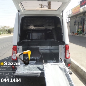 کابین و تجهیزات آمبولانس حمل بیمار و متوفی