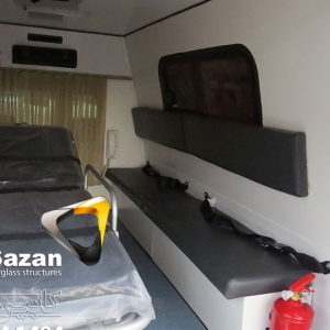 کابین و تجهیزات آمبولانس حمل بیمار و متوفی